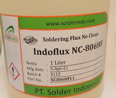 Флюс NC806HFL1 Флюс, що не вимагає відмивання (NO CLEAN), універсальний ROL0, пляшка 1 л