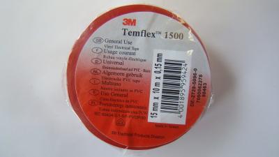 Изолента 3M Temflex 1500 Red 15 ммх10 м