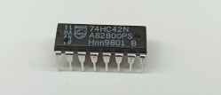 Микросхема 74HC42N ИМС Лог. DIP16 дв-но/дес-ый - десятичный дешиф 4х10 (ИД6)