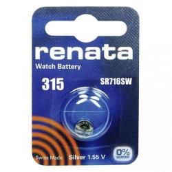 Батарейка Renata R315 SR716SW Silver Oxide 1 шт