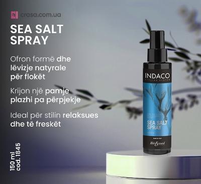 Солевой спрей с полуматовым эффектом Helen Seward Indaco Sea Salt Spray 150 мл.