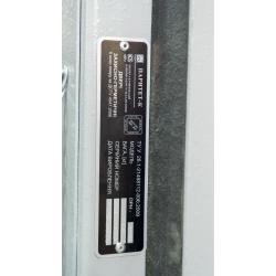 Двері металеві герметично-захисні 900*2000 LK з механічним кодовим замком