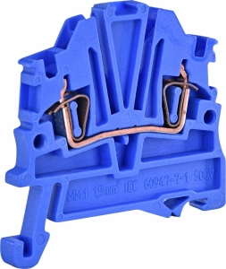 Клемма пружинная ESP-HMM.6B (6 мм2, синяя)
