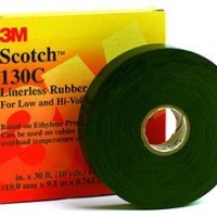 Scotch 130C, самослипающаяся резиновая изоляционная лента, 25мм х 9,1м