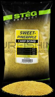 Прикормка Carp Bomb Сладкий Ананас(Sweet Pineaple) 1кг. Steg Product