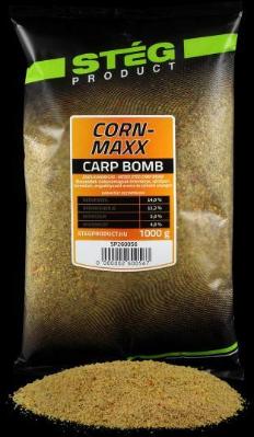 Прикормка Carp Bomb Кукурудза(Corn max) 1кг. Steg Product