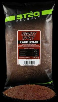 Прикормка Carp Bomb Солордкие спеції(Sweet Spicy) 1кг. Steg Product