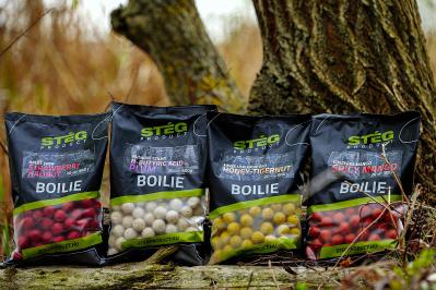 Бойлы вареные Steg Long Life Boilies Мед-Тигровый орех 20мм. 800г.