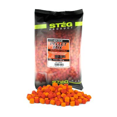 Пеллет Steg PELLET MIX  Манго - чілі 8мм 800гр