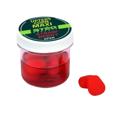 Силіконова Кукурудза Steg Upters Corn Maxi Полуниця(Strawberry) 14мм. 8шт.