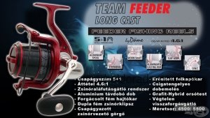 Котушка Haldorado Team Feeder Long Cast 5500 5+1п. 4.6:1передат
