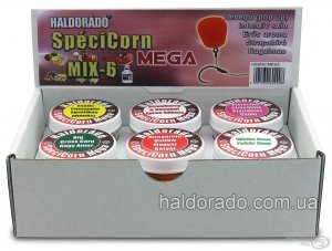 Силіконова кукурудза Haldorado Mix мега в діпі 8 шт