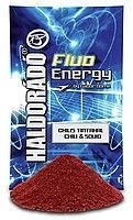 Прикормка  Крассные фрукты (фруктово-рыбный) Haldorado  Fluo Energy 0,8кг