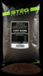 Прикормка Carp Bomb Криль-Палтус(Krill Halibut) 1кг. Steg Product