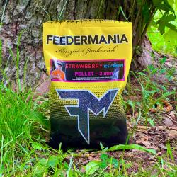 Пеллет 60:40 PELLET MIX 2 MM STRAWBERRY ICE CREAM Feedermania 2 мм 700 гр