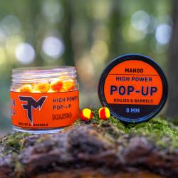 HIGH POWER POP-UP BOILIES & BARRELS 8 MM MANGO