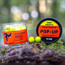 HIGH POWER POP-UP BOILIES & BARRELS 10 MM SWEET PINEAPPLE