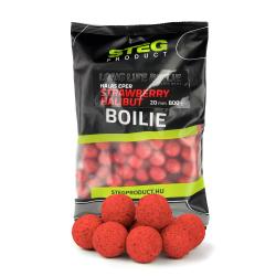 Бойли варені Steg Long Life Boilies Полуниця-Палтус 20мм. 800г.