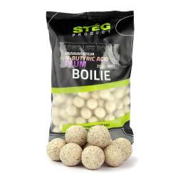 Бойли варені Steg Long Life Boilies Масляна кислота-слива 20мм. 800г.