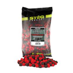 Пеллет Steg PELLET MIX  Полуниця - халібут 8мм 800гр