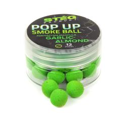 Pop up Мигдаль часник (GARLIC - ALMOND) 12мм 10гр Steg Smoke Ball