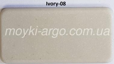 Гранитная мойка Argo Round 485 ivory