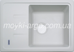 Гранітна мийка Argo Carina біла