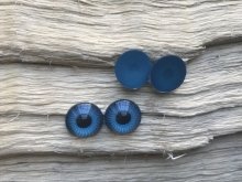 Глазки №836 живые клеевые голубые 0.8 см