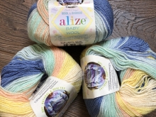 Baby wool batik Alize-6539