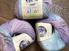Baby wool batik Alize-3566