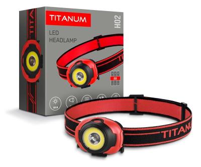 Налобний світлодіодний ліхтарик TITANUM TLF-H02 100Lm 6500K