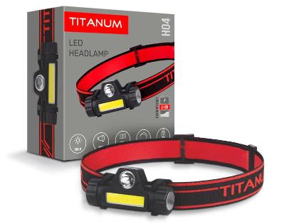 Налобний світлодіодний ліхтарик TITANUM TLF-H04 200Lm 6500K