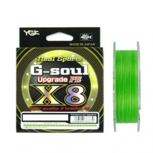 Шнур YGK G-Soul X8 Upgrade 150m #1.0/22lb салат.