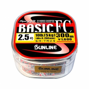 Флюорокарбон Sunline Basic FC 300m #2/0.235mm 8LB