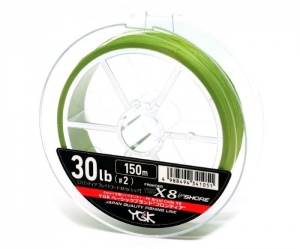 Шнур YGK Frontier Braid Cord X8 150m #2.0/30lb ц: зел