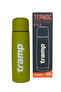 Термос Tramp Basic оливковый 0,75 л