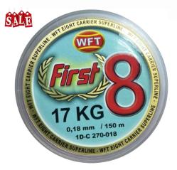 Шнур WFT First 8-Carrier Mint 150m 17kg 0.18mm SALE