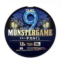 Шнур Duel Monster Game 9 200m 11kg 0.19mm #1.2 5Color 
