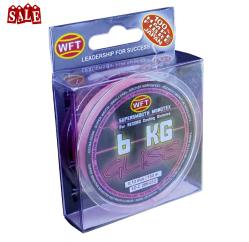 Шнур WFT KG Gliss Monotex Pink 150m 0.12mm/6.0kg SALE