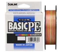 Шнур Sunline Basic PE 200m (Multi Color) #2.0/0.242mm 35lb/15.5kg