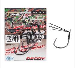 Крючок Decoy Worm220 Cover Finesse HD №2/0 (4шт/уп)