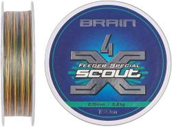 Шнур Brain Scout 4X 150m 0.163mm 9.8kg camo green