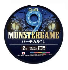 Шнур Duel Monster Game 9 200m 18kg 0.24mm #2 5Color 