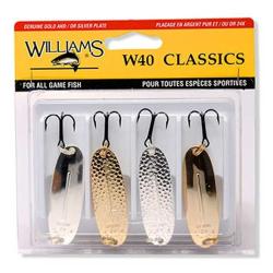 Набор блесен Williams Classic 4-Pack W40 Kit