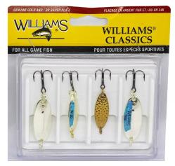 Набор блесен Williams Wabler 4-Pack W20&W30 Kit