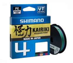 Шнур Shimano Kairiki 4 PE 150m 0.23mm 18.6kg Multi Colour