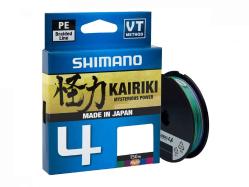Шнур Shimano Kairiki 4 PE 300m (Multi Colour) 0.13mm 7.4kg