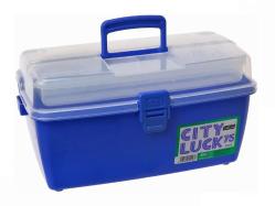 Ящик Meiho New City Luck 75 Tackle Box блакитний