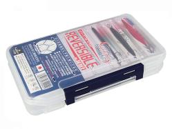 Коробка Meiho Reversible 100 Clear 200х126х36mm