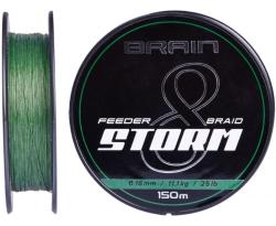 Шнур Brain Storm 8X 150m 0.16mm 25lb/11.1kg (green)